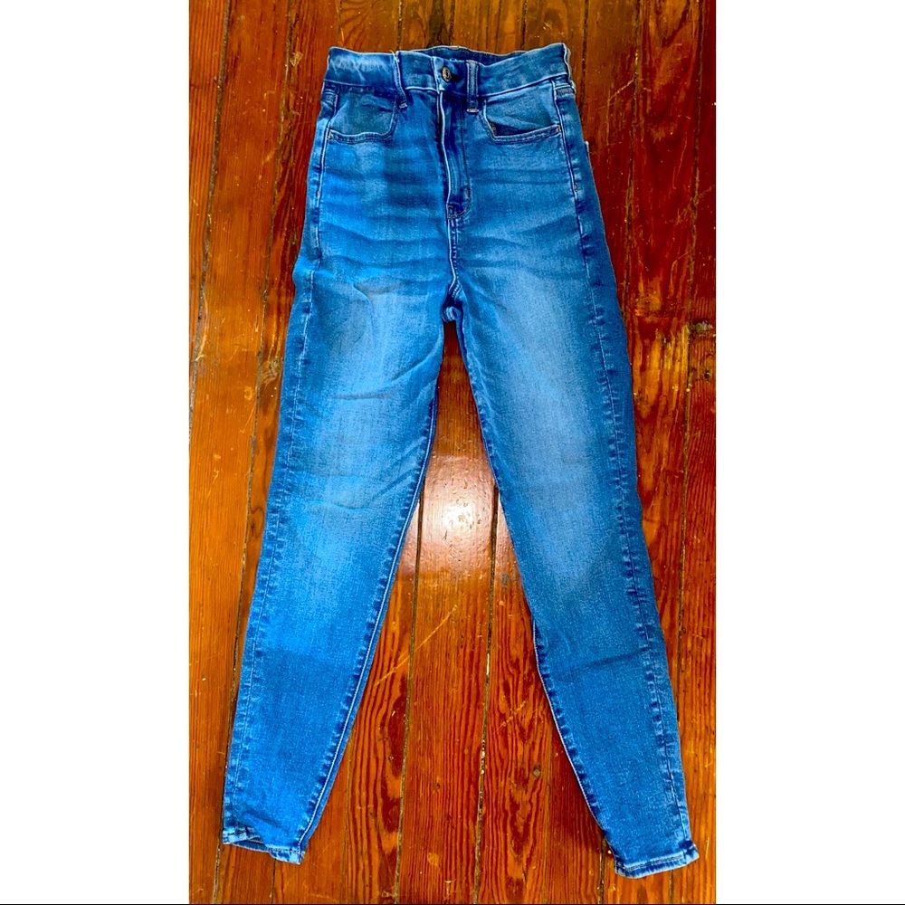 American eagle ne(x)t level stretch curvy highest rise jegging size 2 short.